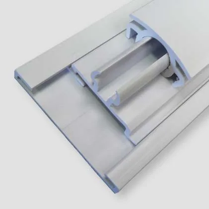 Chiller Blind Kit hardware assembled together